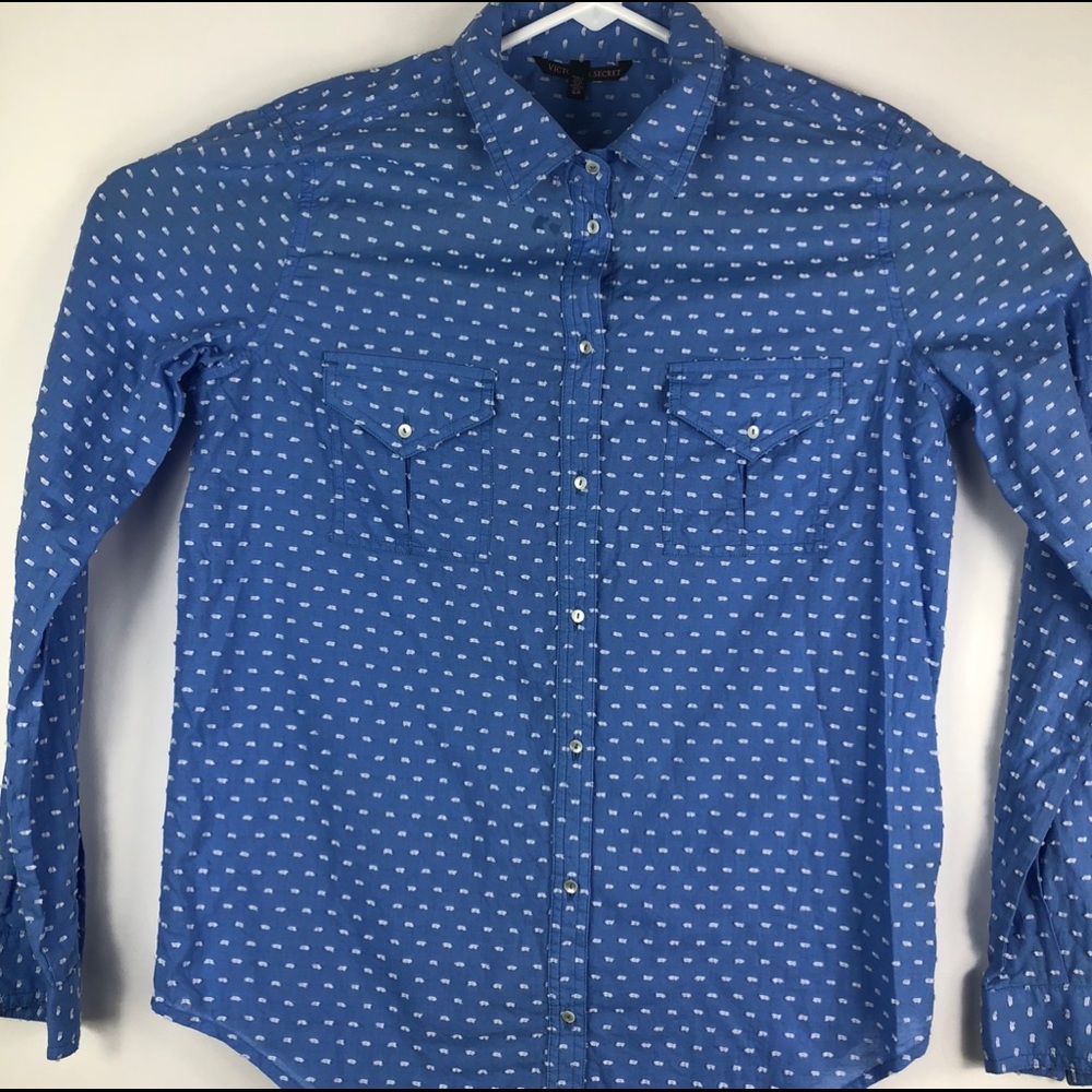 Victoria’s Secret Woman’s Blue button down